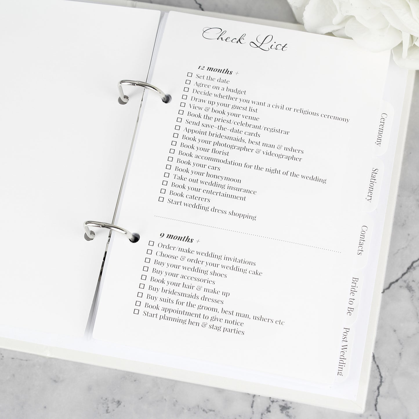Personalised Happily Ever After Wedding Planner - MK&JD Gifts