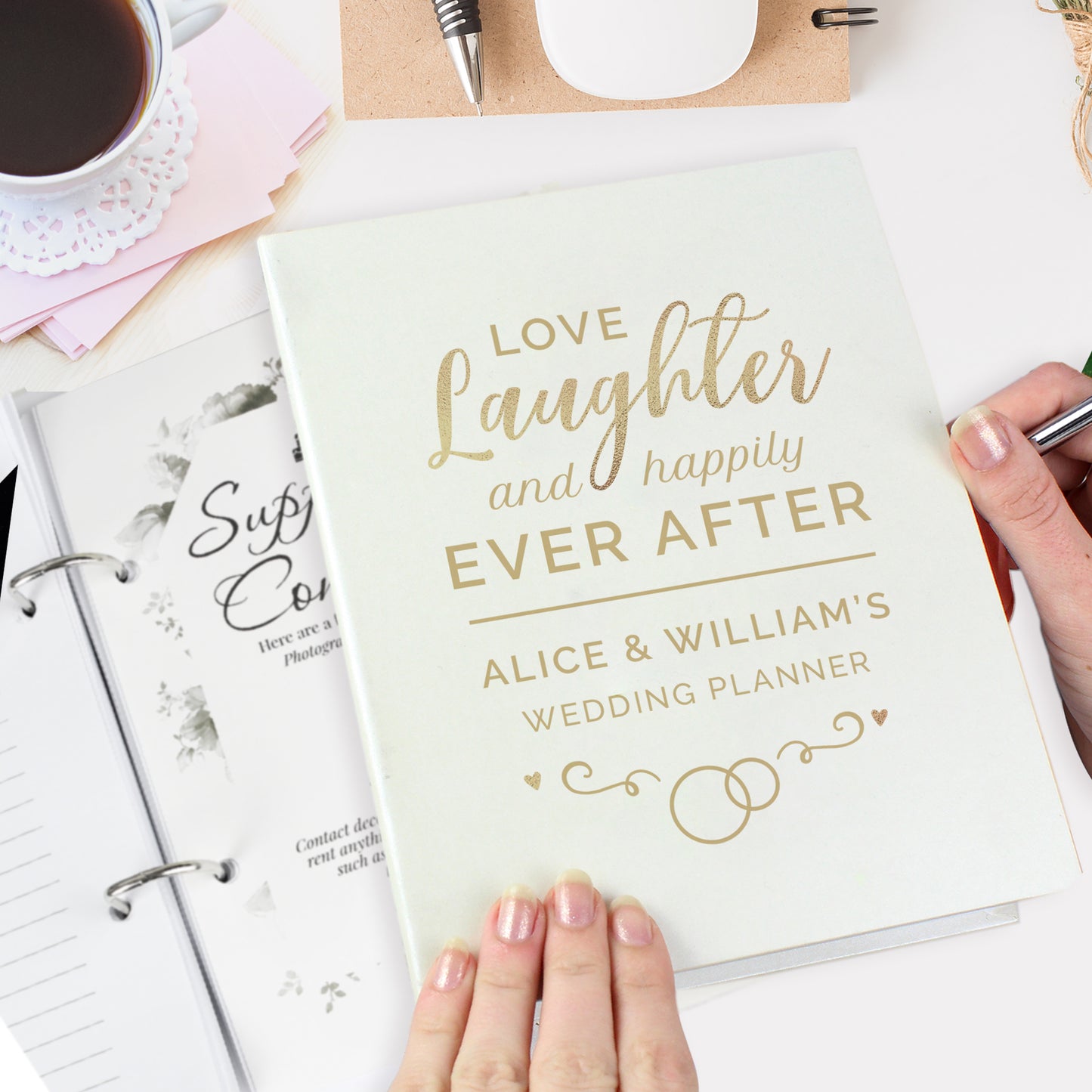 Personalised Happily Ever After Wedding Planner - MK&JD Gifts
