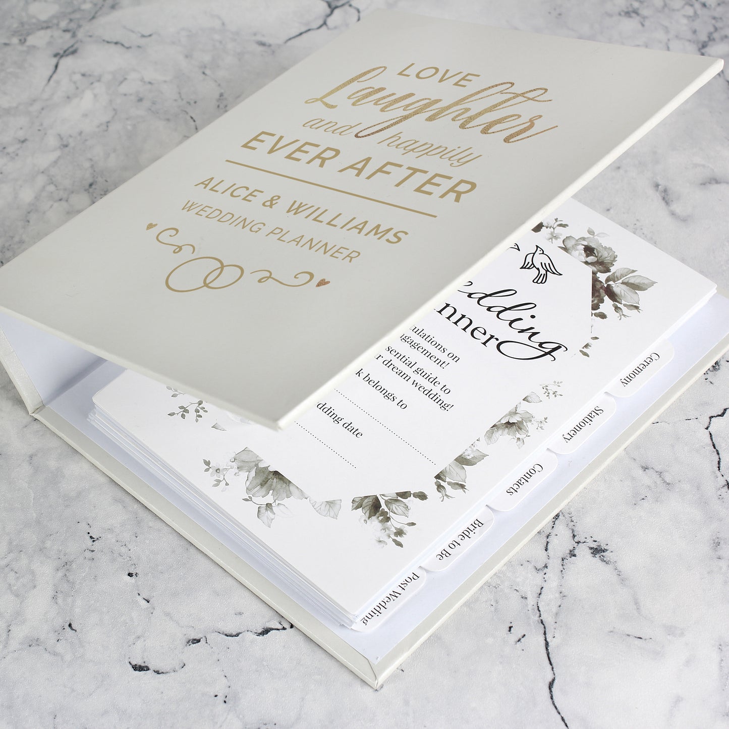 Personalised Happily Ever After Wedding Planner - MK&JD Gifts