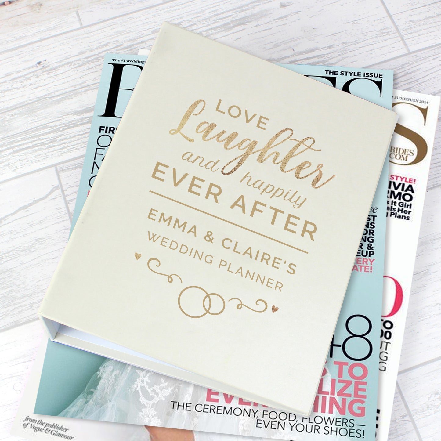 Personalised Happily Ever After Wedding Planner - MK&JD Gifts