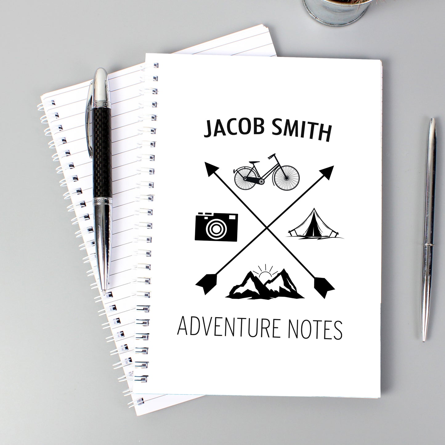 Personalised Adventure A5 Notebook - MK&JD Gifts