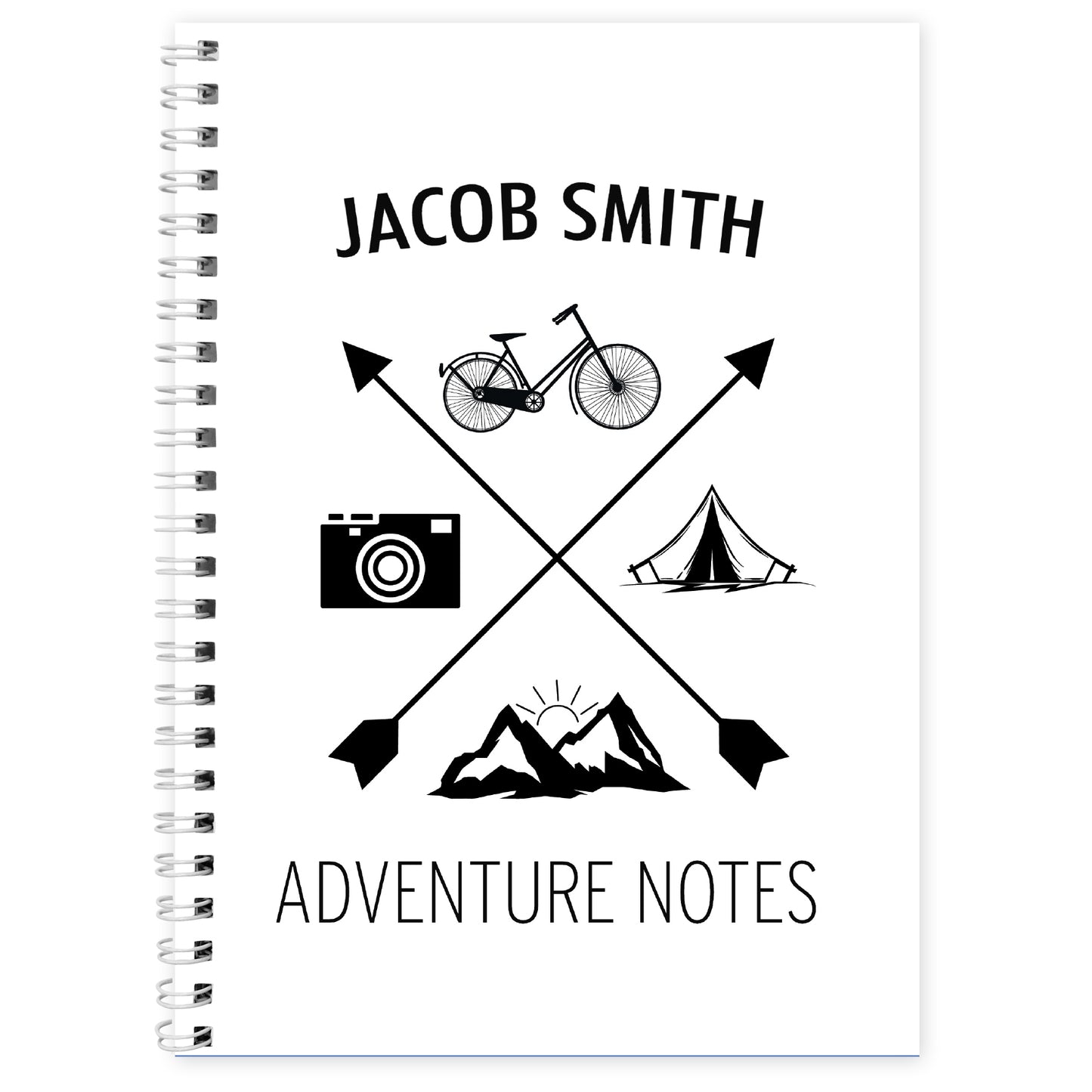 Personalised Adventure A5 Notebook - MK&JD Gifts