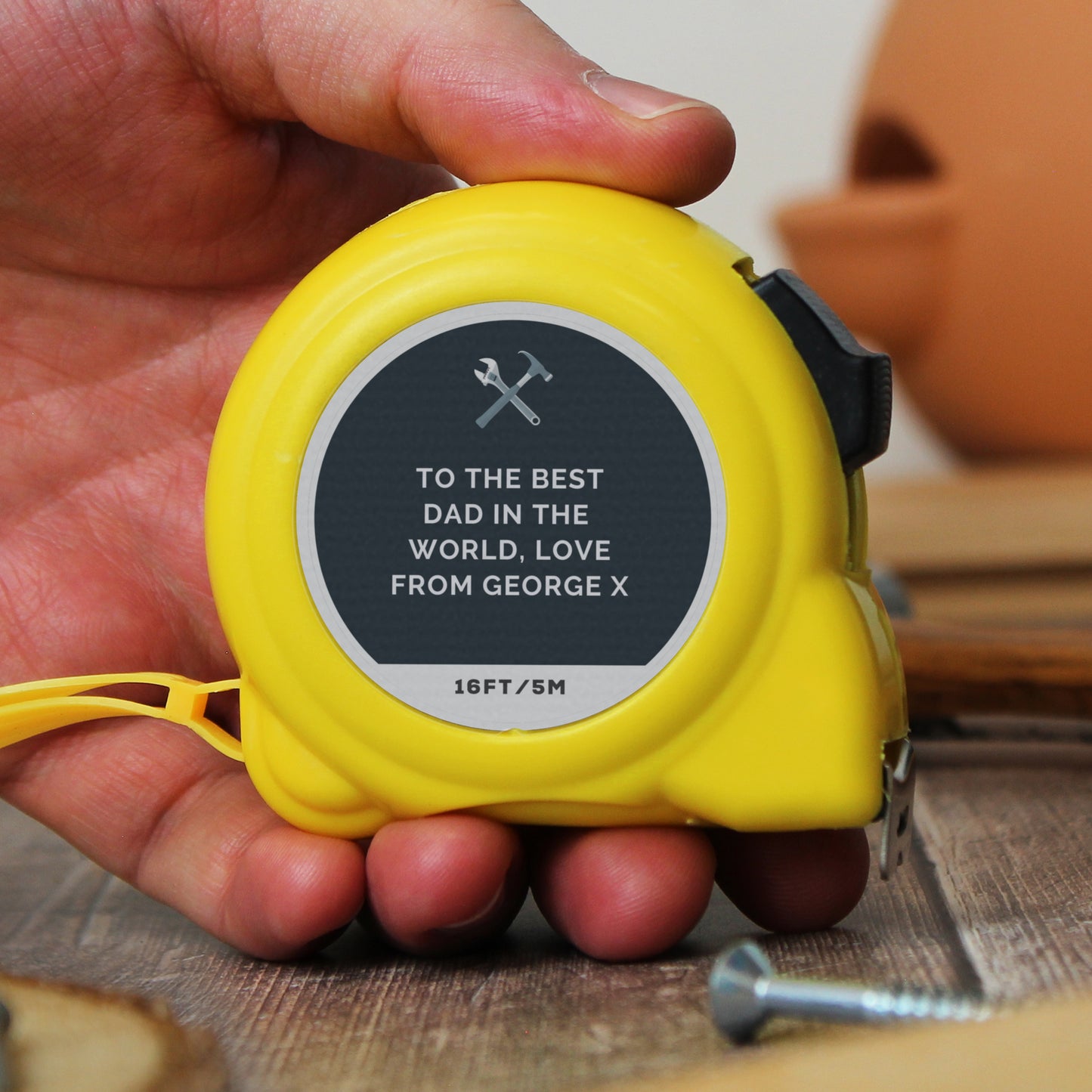 Personalised Tools Tape Measure - MK&JD Gifts