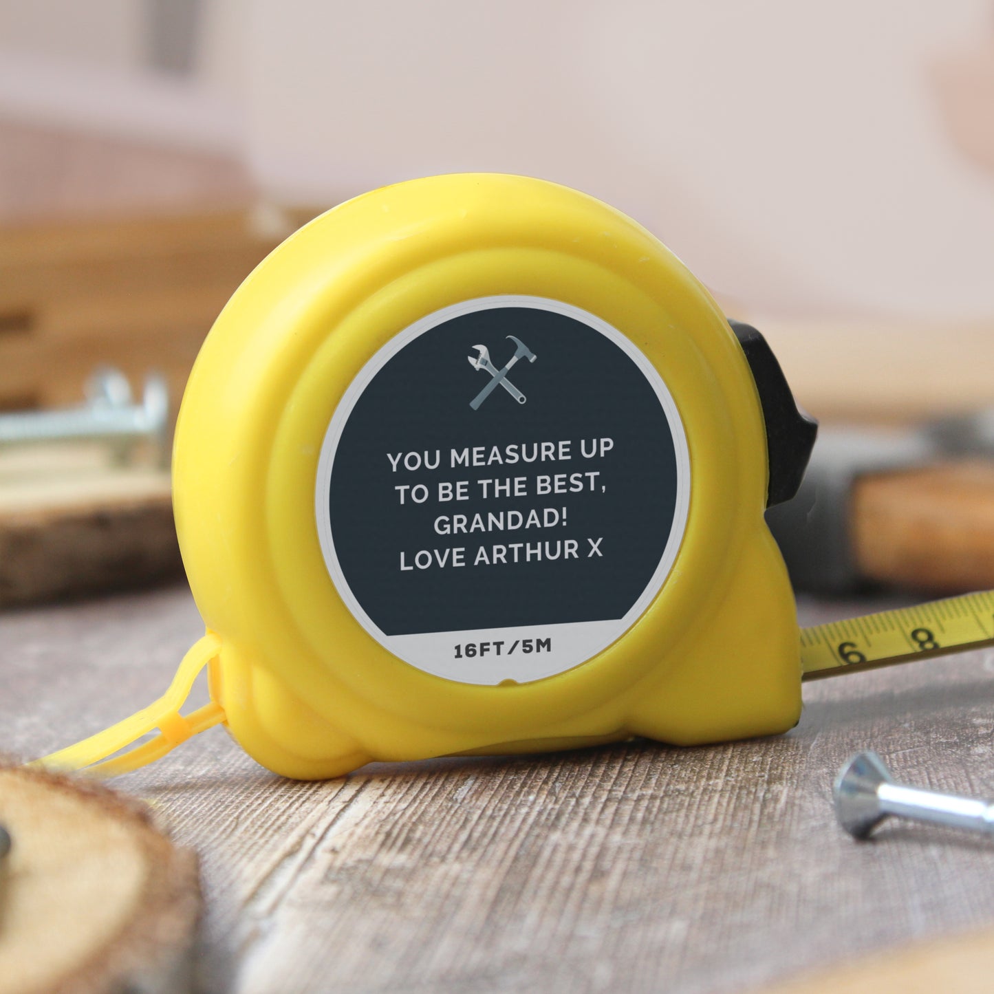 Personalised Tools Tape Measure - MK&JD Gifts