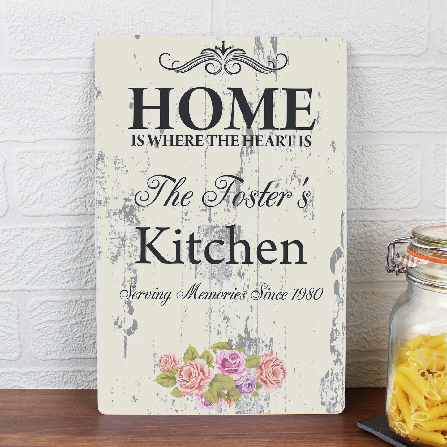 Personalised Shabby Chic Sign - MK&JD Gifts