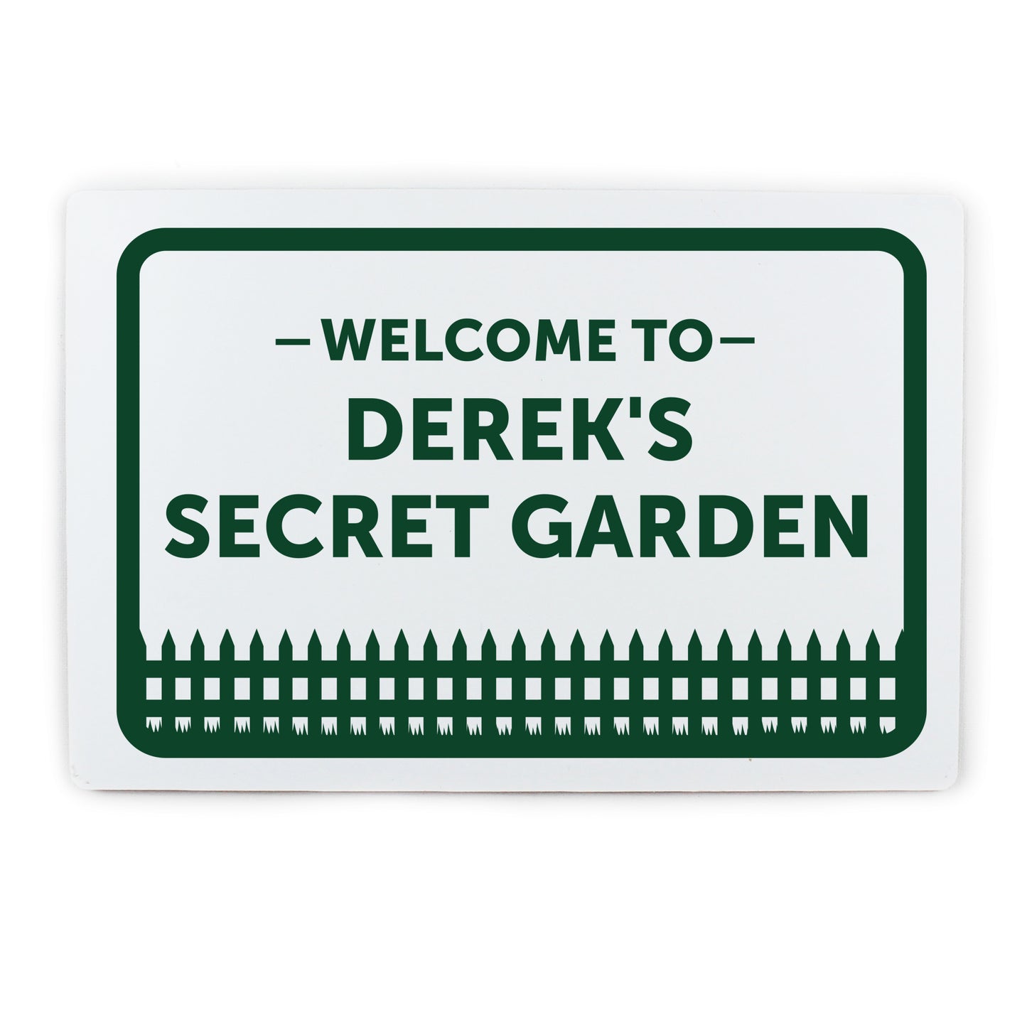 Personalised Welcome To Sign - MK&JD Gifts