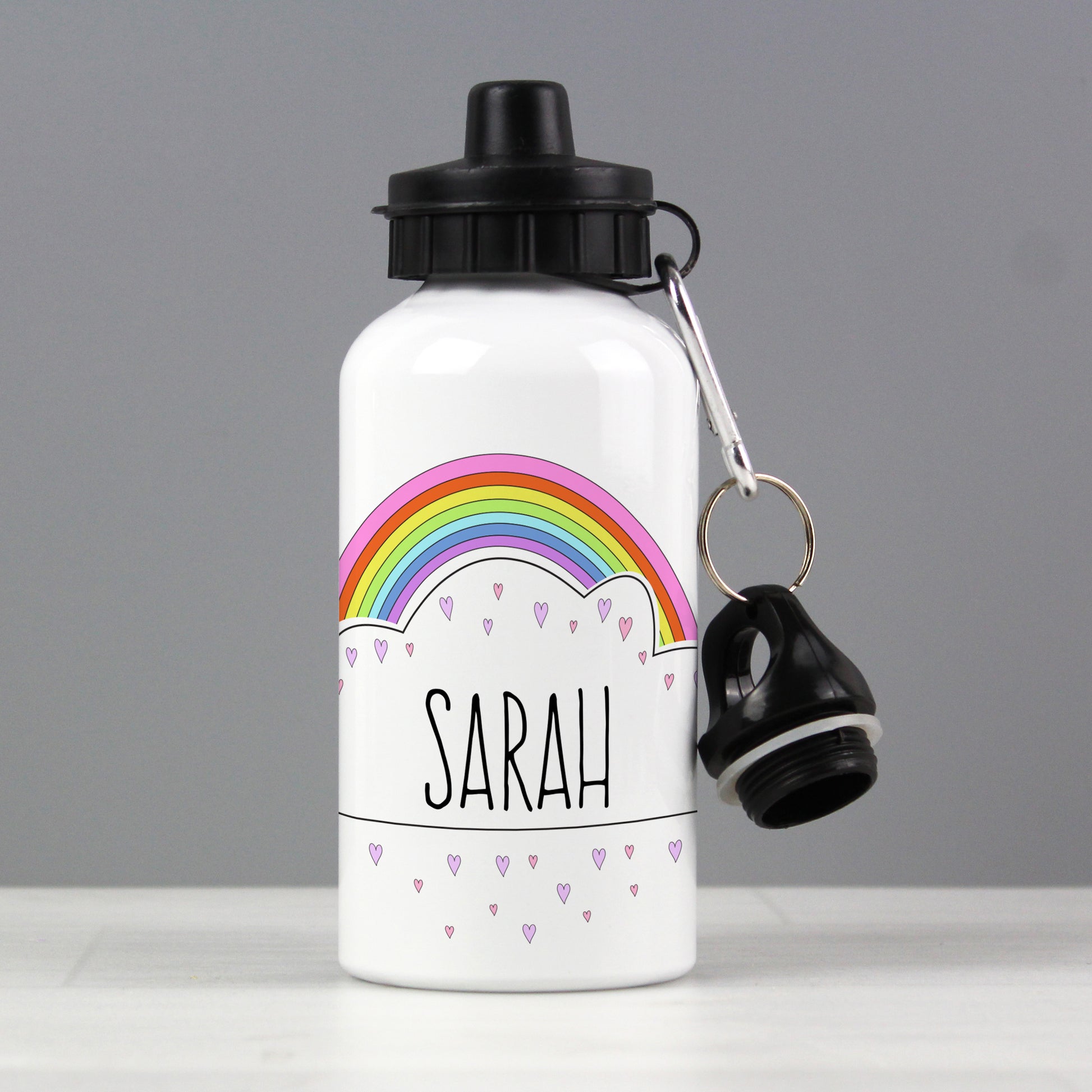 Personalised Rainbow Drinks Bottle - MK&JD Gifts