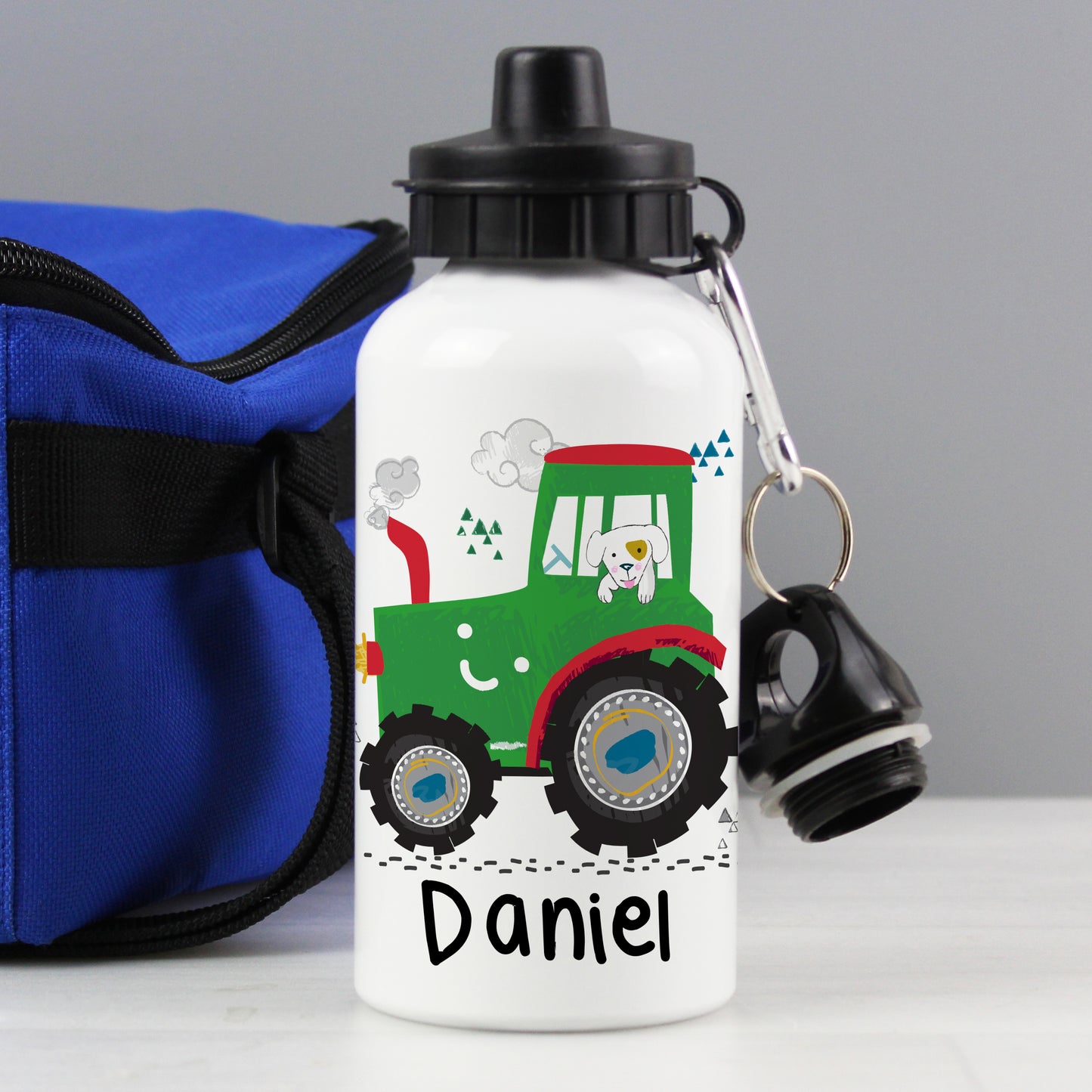 Personalised Tractor Drinks Bottle - MK&JD Gifts