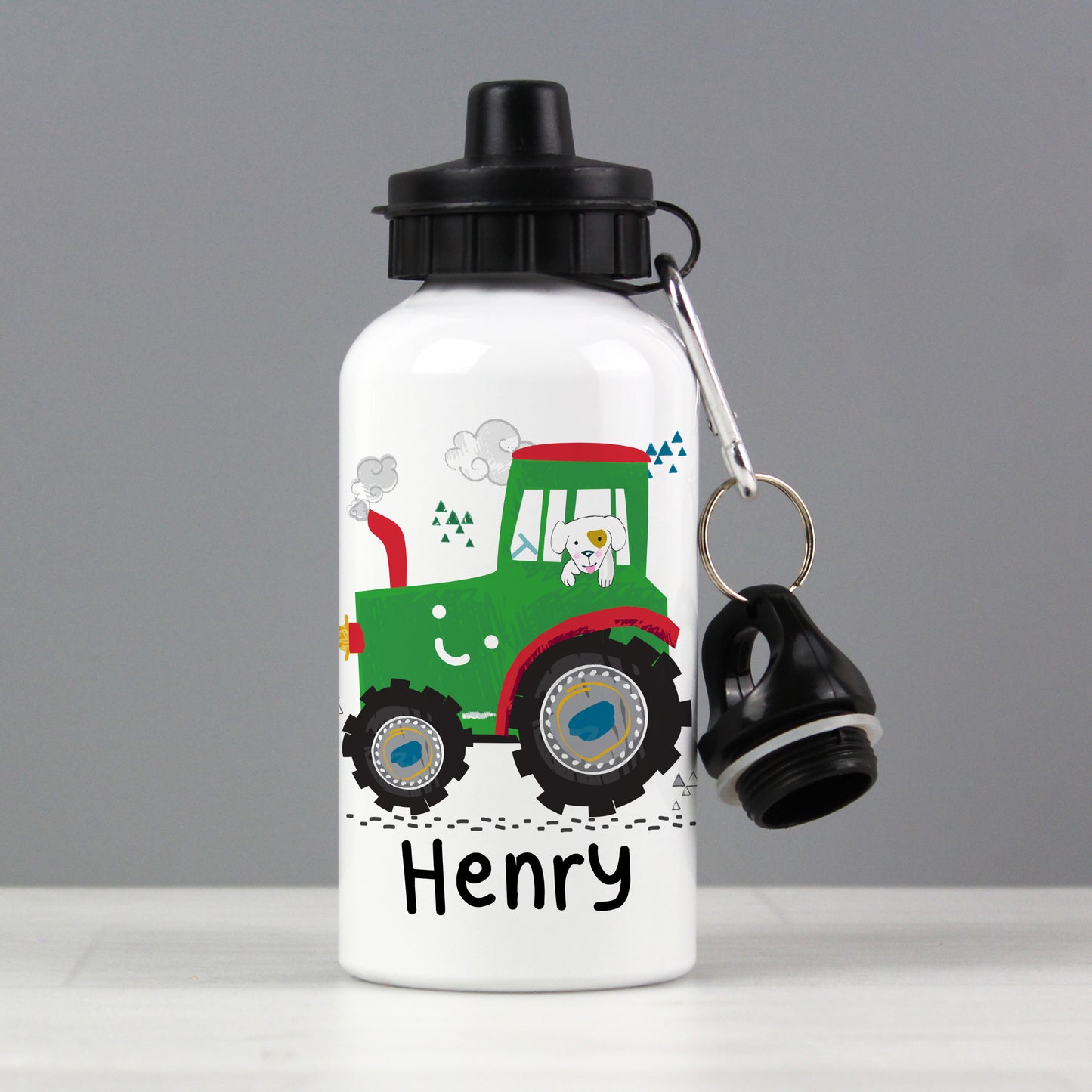 Personalised Tractor Drinks Bottle - MK&JD Gifts