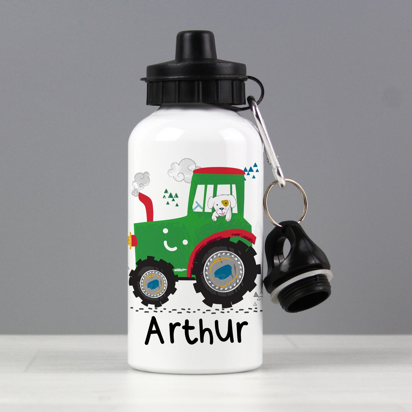 Personalised Tractor Drinks Bottle - MK&JD Gifts