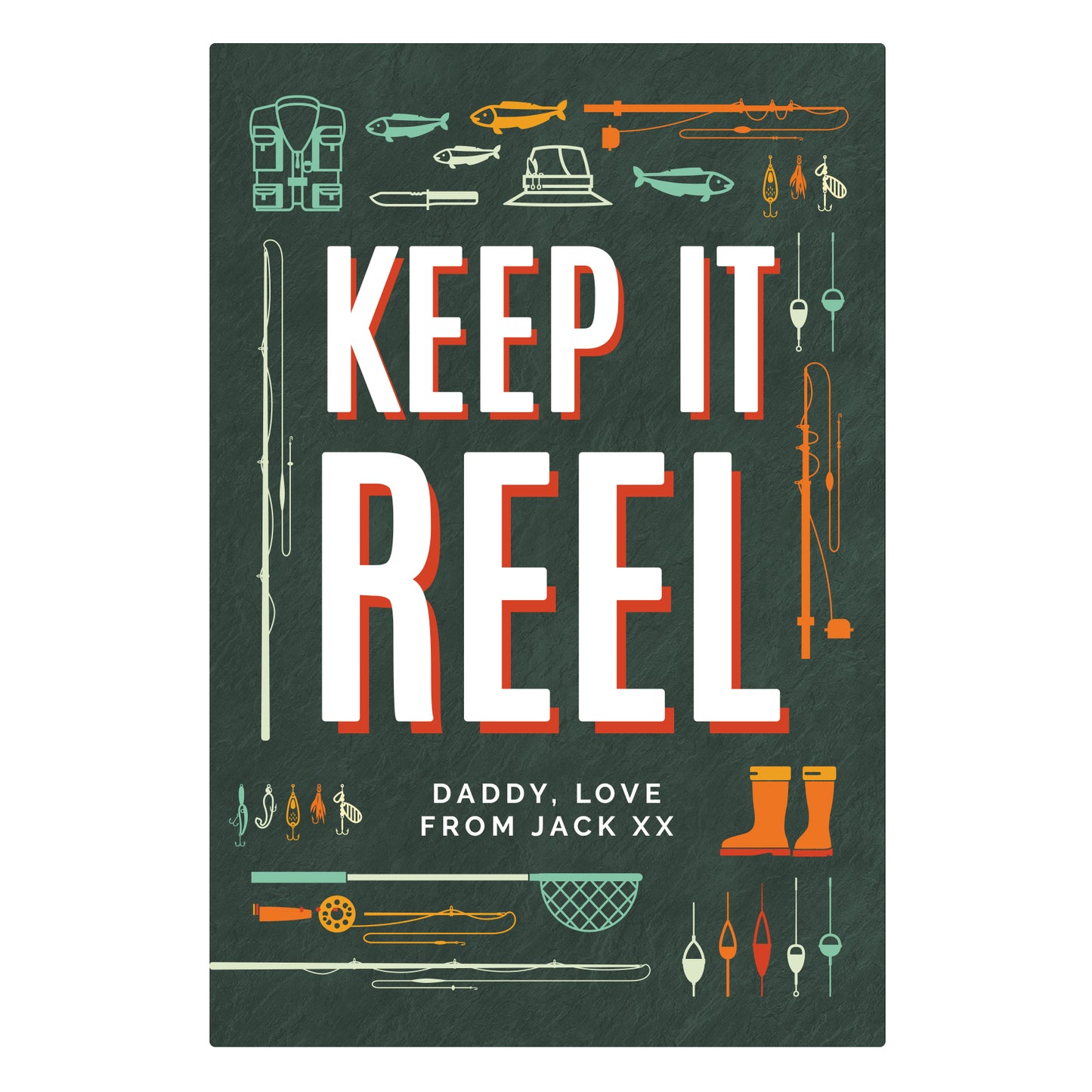 Personalised Keep It Reel Metal Sign - MK&JD Gifts