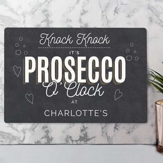 Personalised Prosecco Metal Sign - MK&JD Gifts