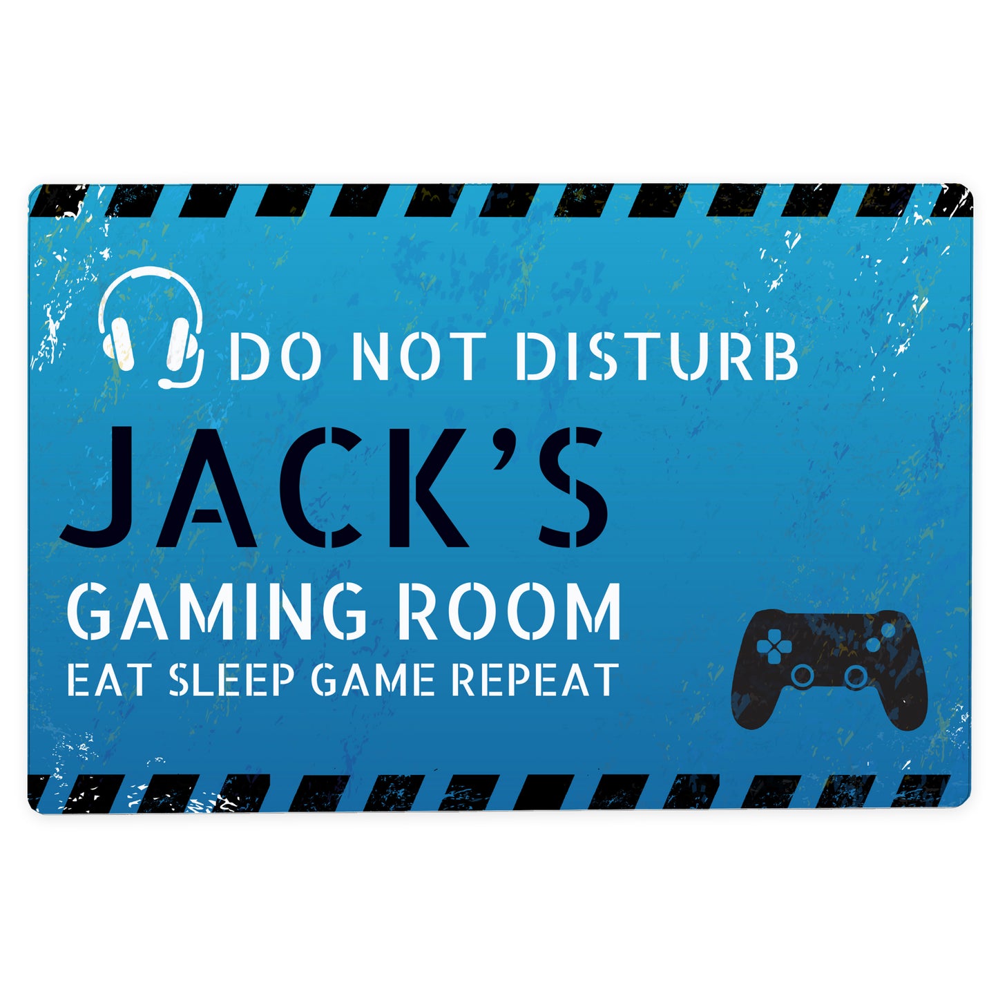 Personalised Gamer Do Not Disturb Metal Sign - MK&JD Gifts