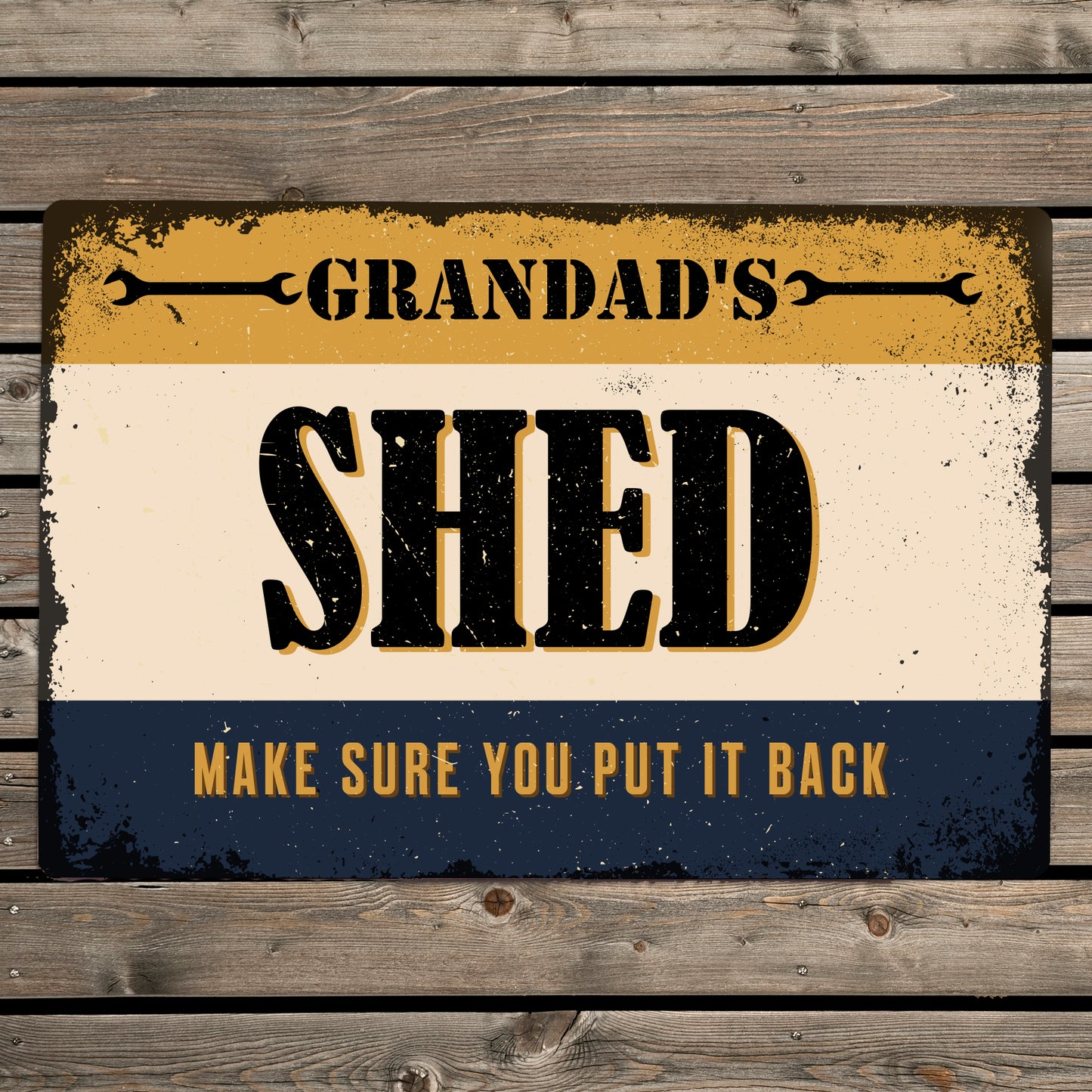 Personalised Garage Metal Sign - MK&JD Gifts