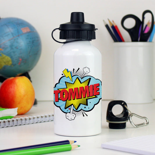 Personalised Superhero Drinks Bottle - MK&JD Gifts