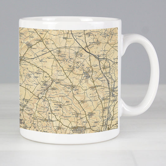 Personalised 1896 - 1904 Revised New Map Mug - MK&JD Gifts