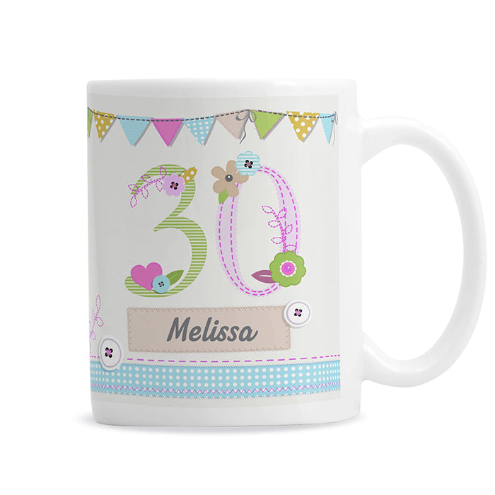 Personalised Birthday Craft Mug - MK&JD Gifts