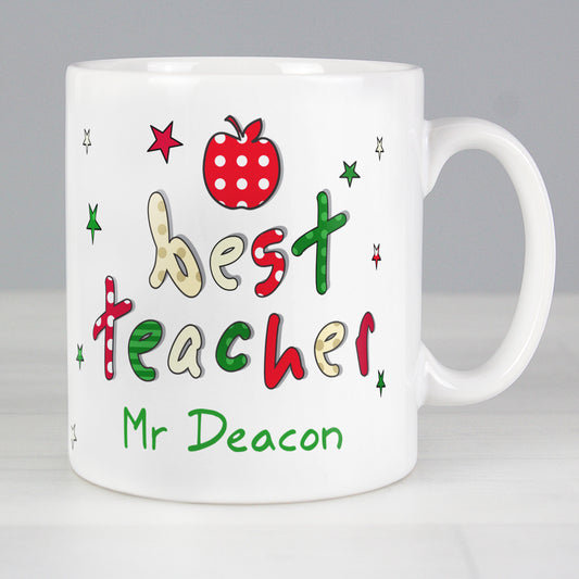 Personalised Teacher Mug - MK&JD Gifts
