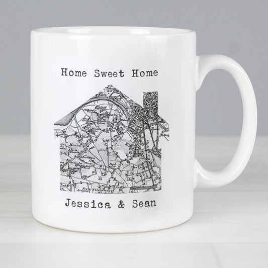 Personalised 1805 - 1874 Old Series Map Home Mug - MK&JD Gifts