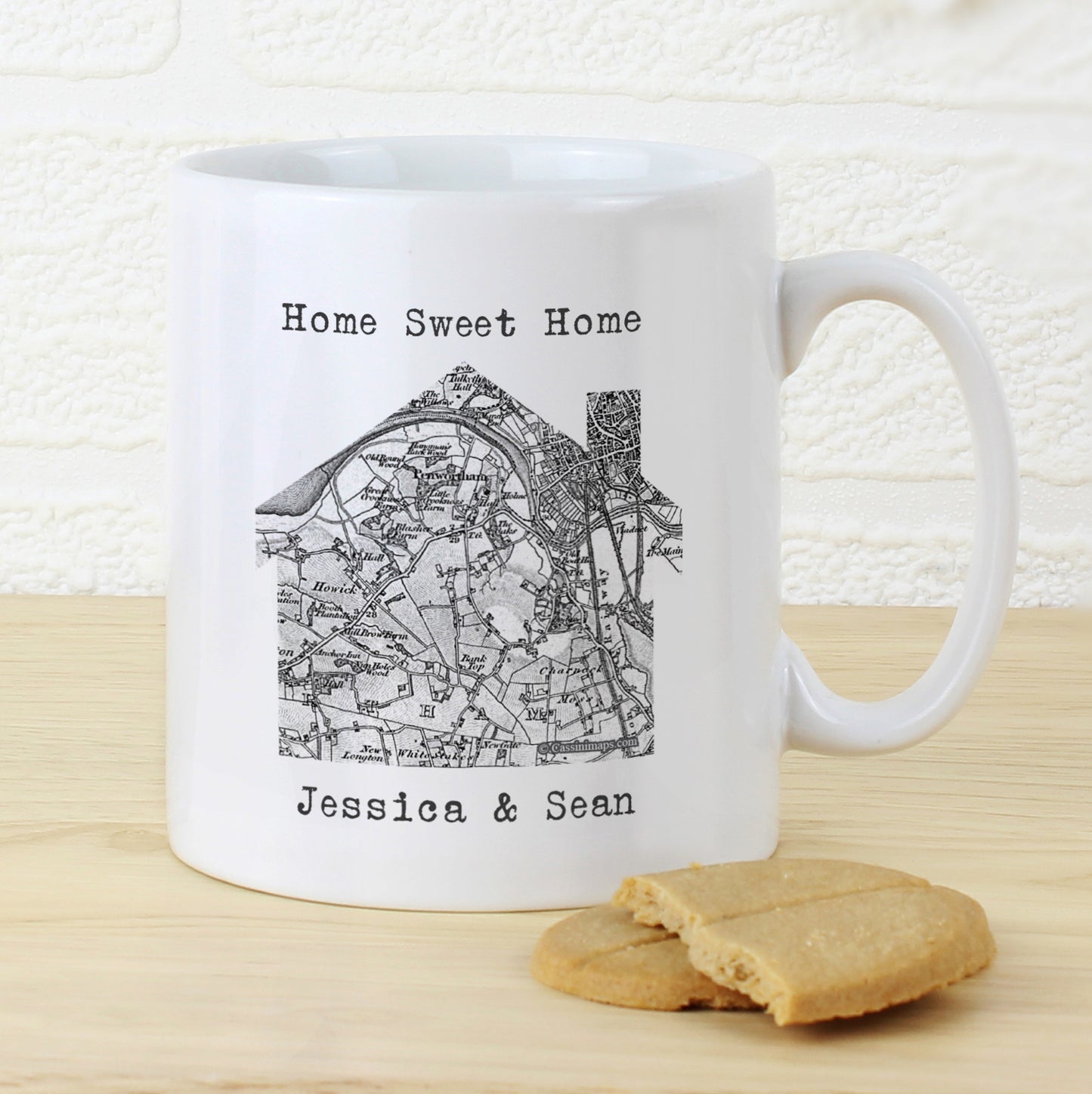 Personalised 1805 - 1874 Old Series Map Home Mug - MK&JD Gifts