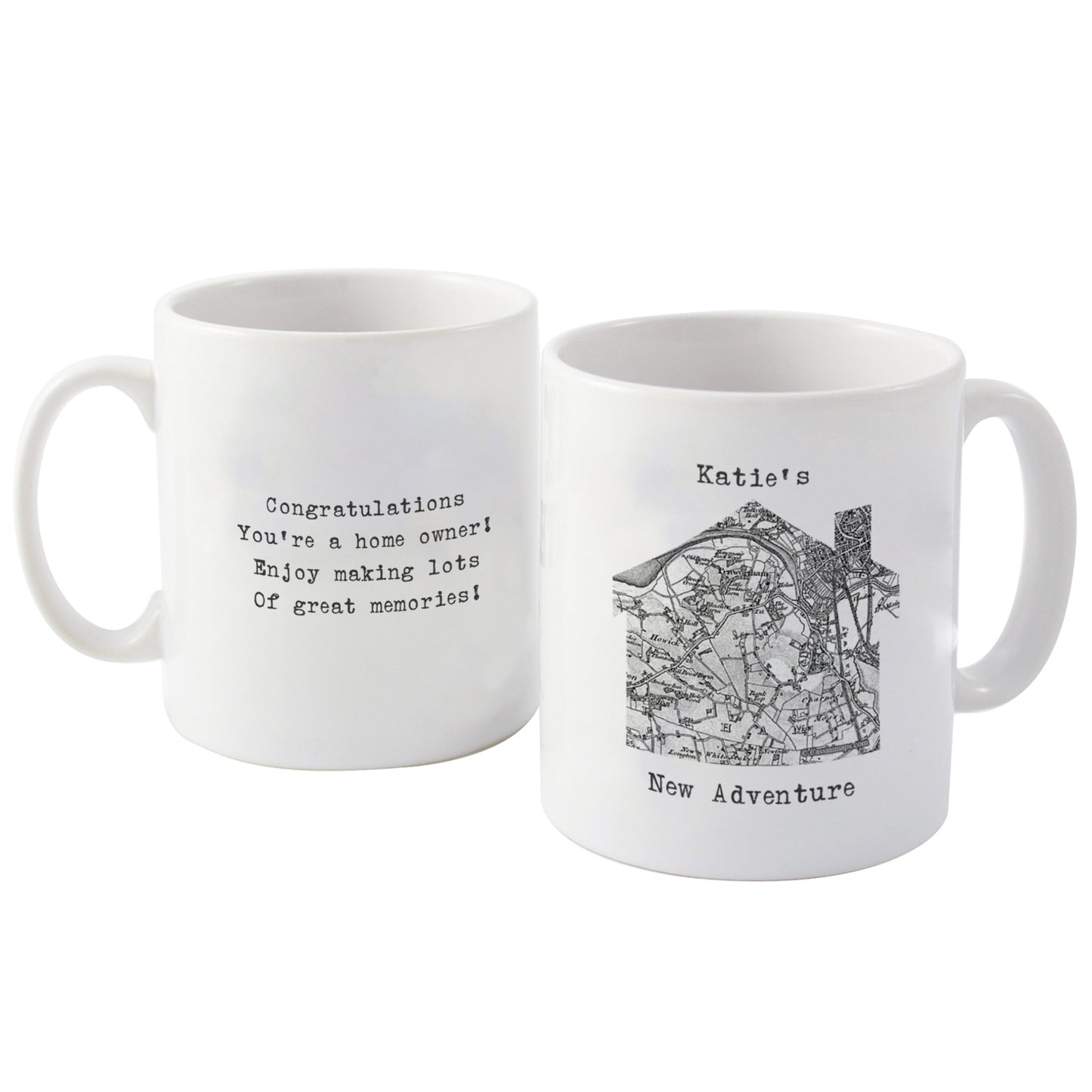 Personalised 1805 - 1874 Old Series Map Home Mug - MK&JD Gifts