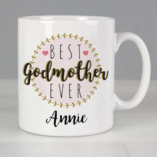 Personalised 'Best Godmother' Mug - MK&JD Gifts