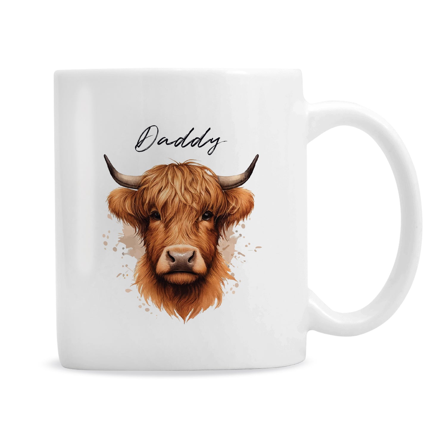 Personalised Highland Cow Mug - Male - MK&JD Gifts