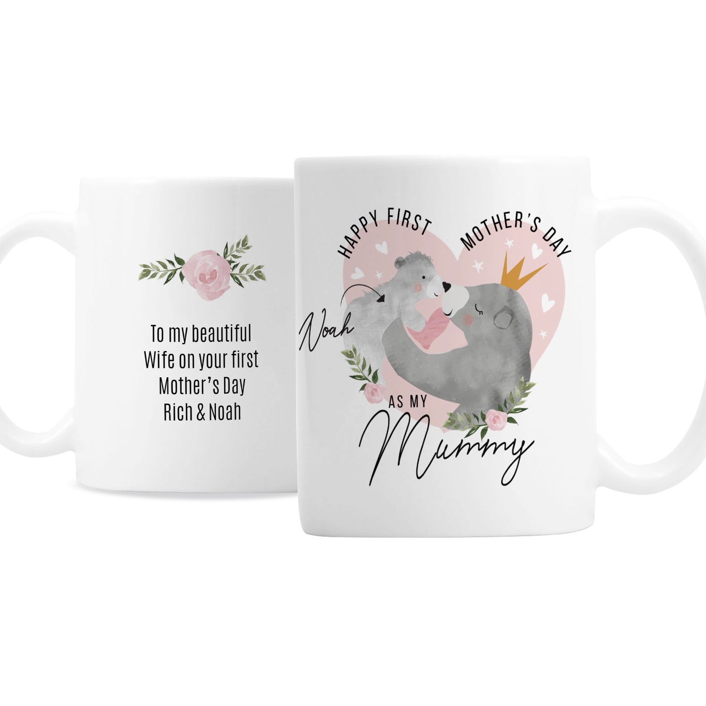 Personalised 1st Mother's Day Mama Bear Mug - MK&JD Gifts