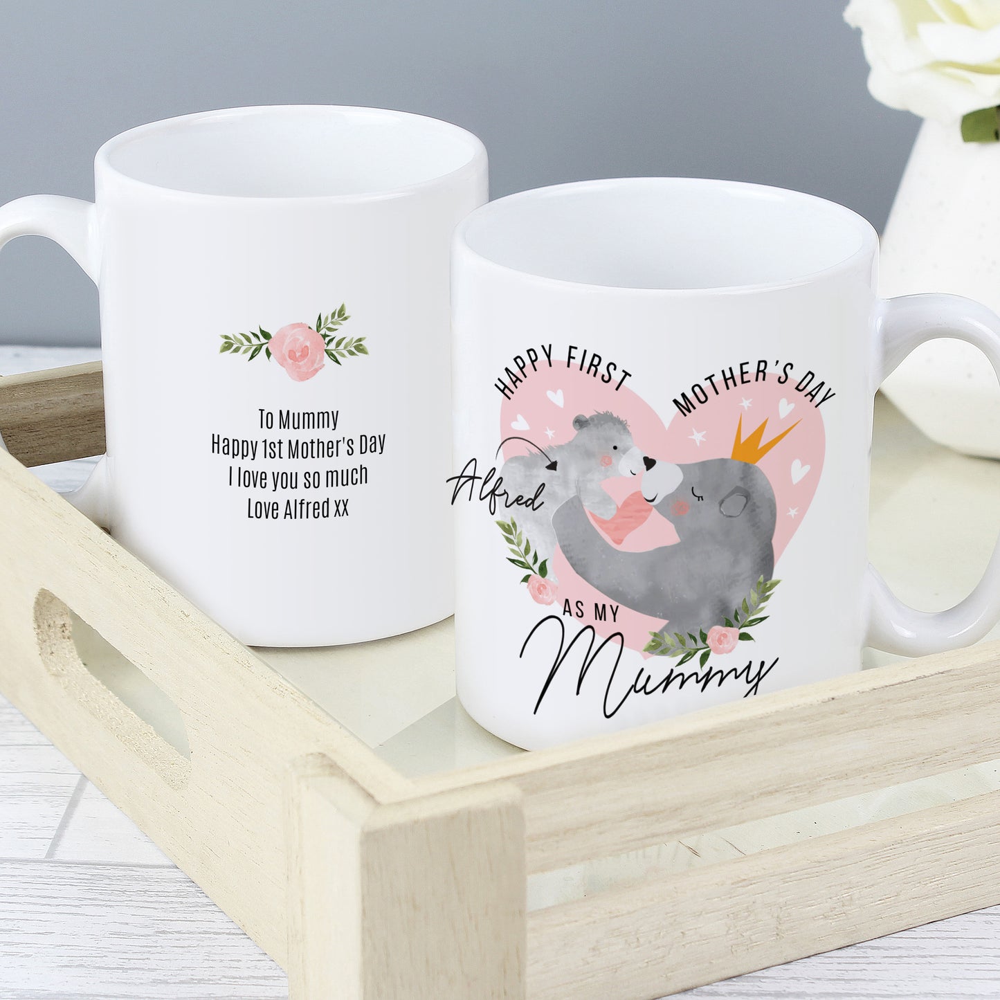 Personalised 1st Mother's Day Mama Bear Mug - MK&JD Gifts