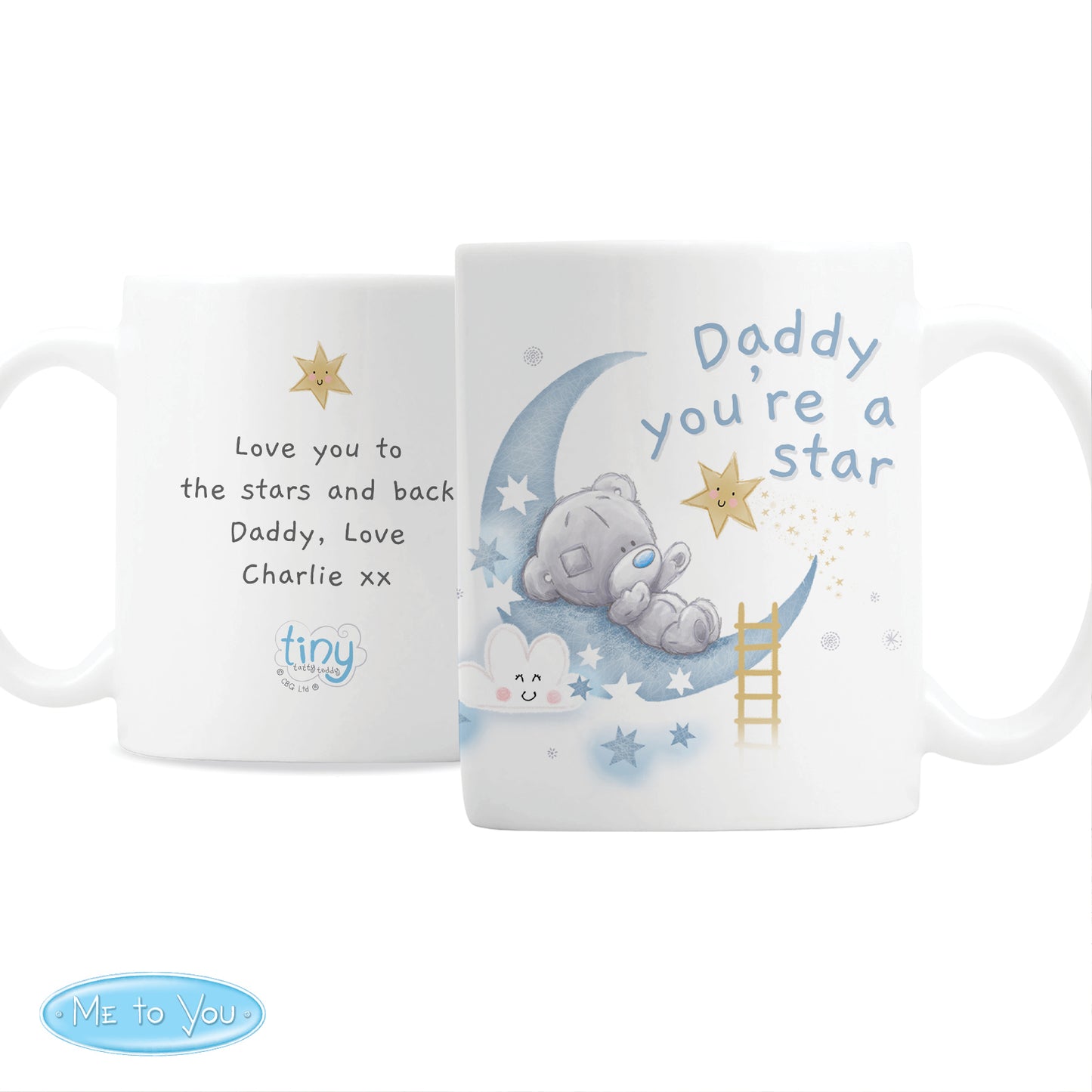 Personalised Tiny Tatty Teddy Daddy You're A Star Mug - MK&JD Gifts