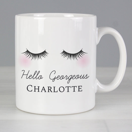 Personalised Eyelashes Mug - MK&JD Gifts