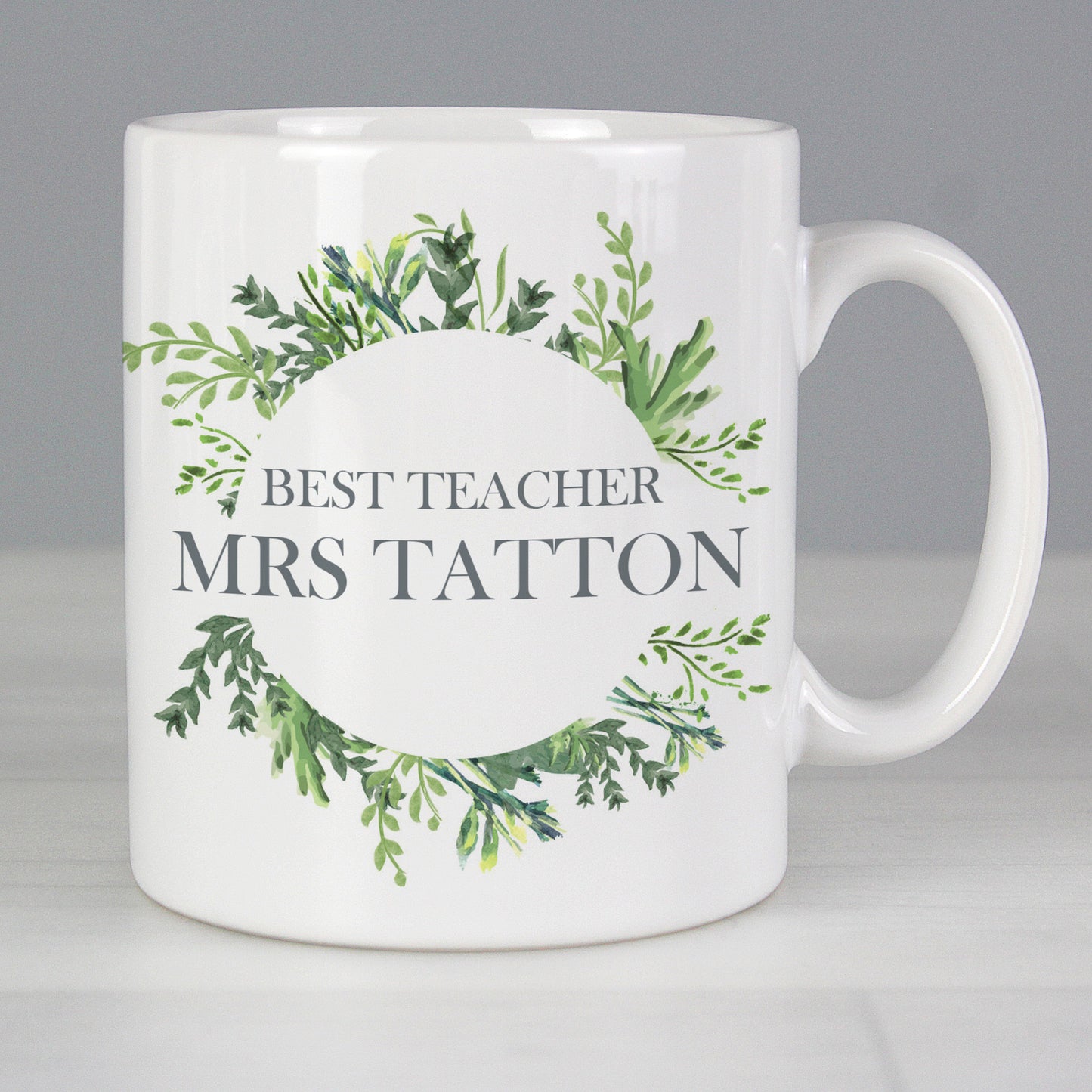 Personalised Botanical Mug - MK&JD Gifts