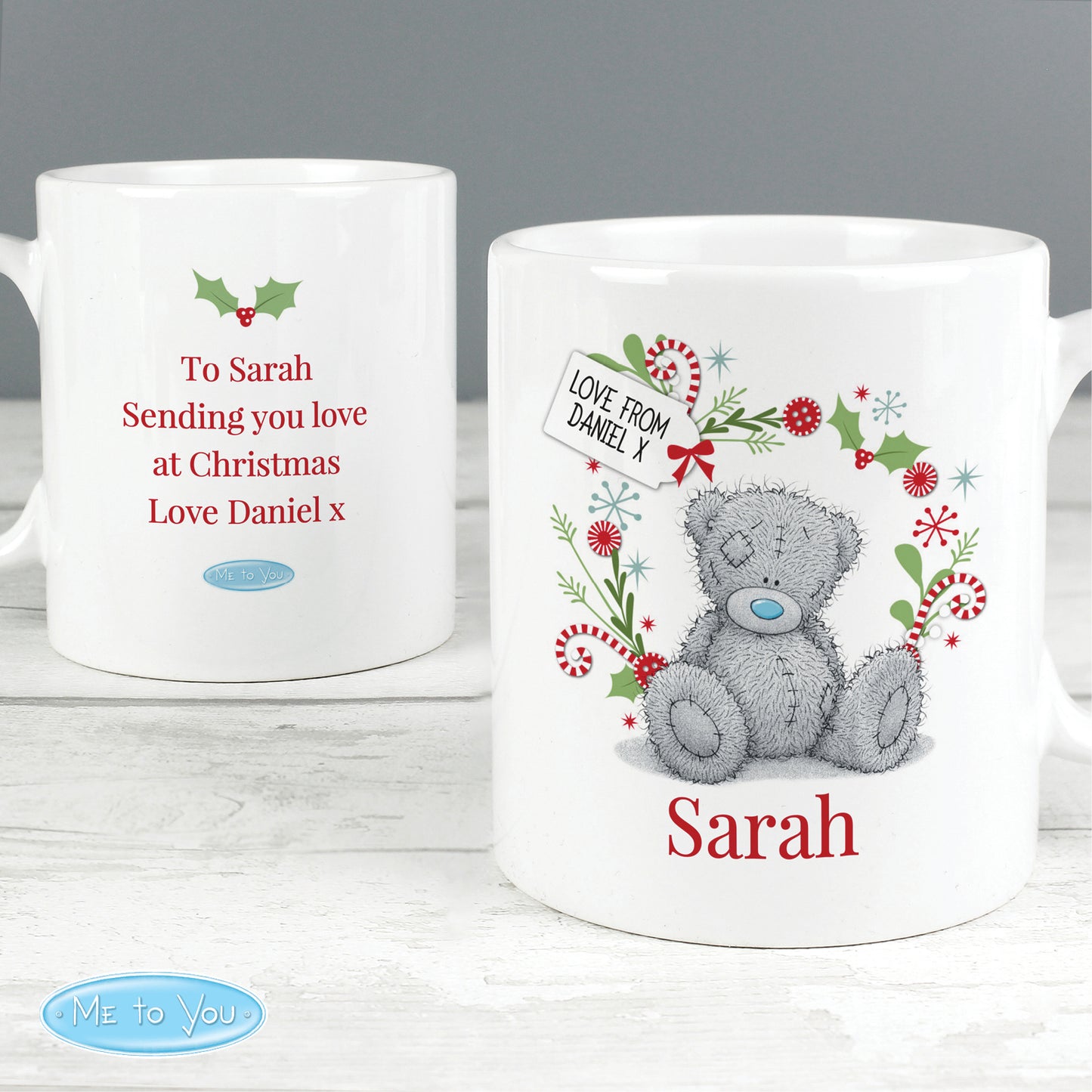 Personalised Me to You 'For Nan, Grandma, Mum' Christmas Mug - MK&JD Gifts
