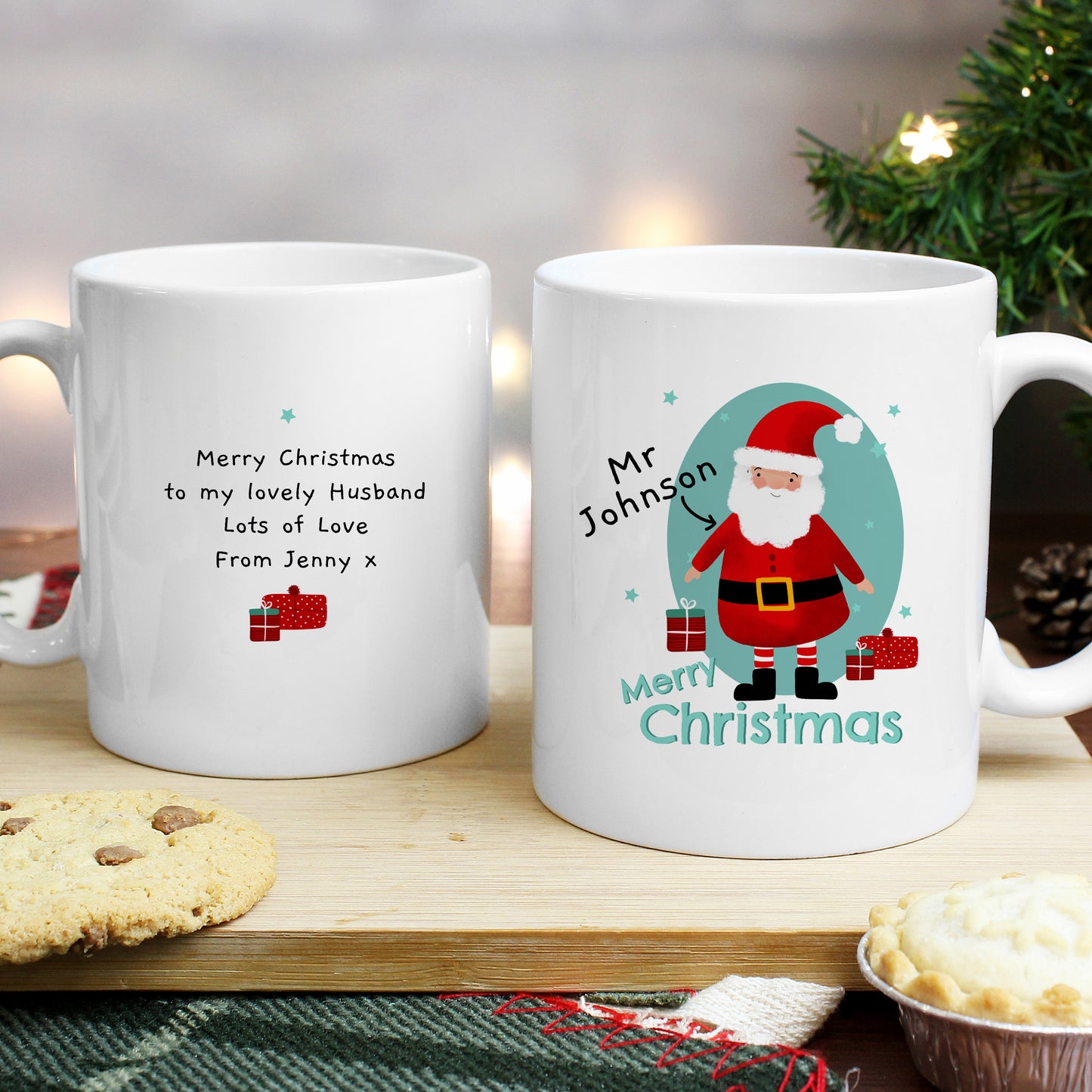 Personalised Mr Claus Christmas Mug - MK&JD Gifts