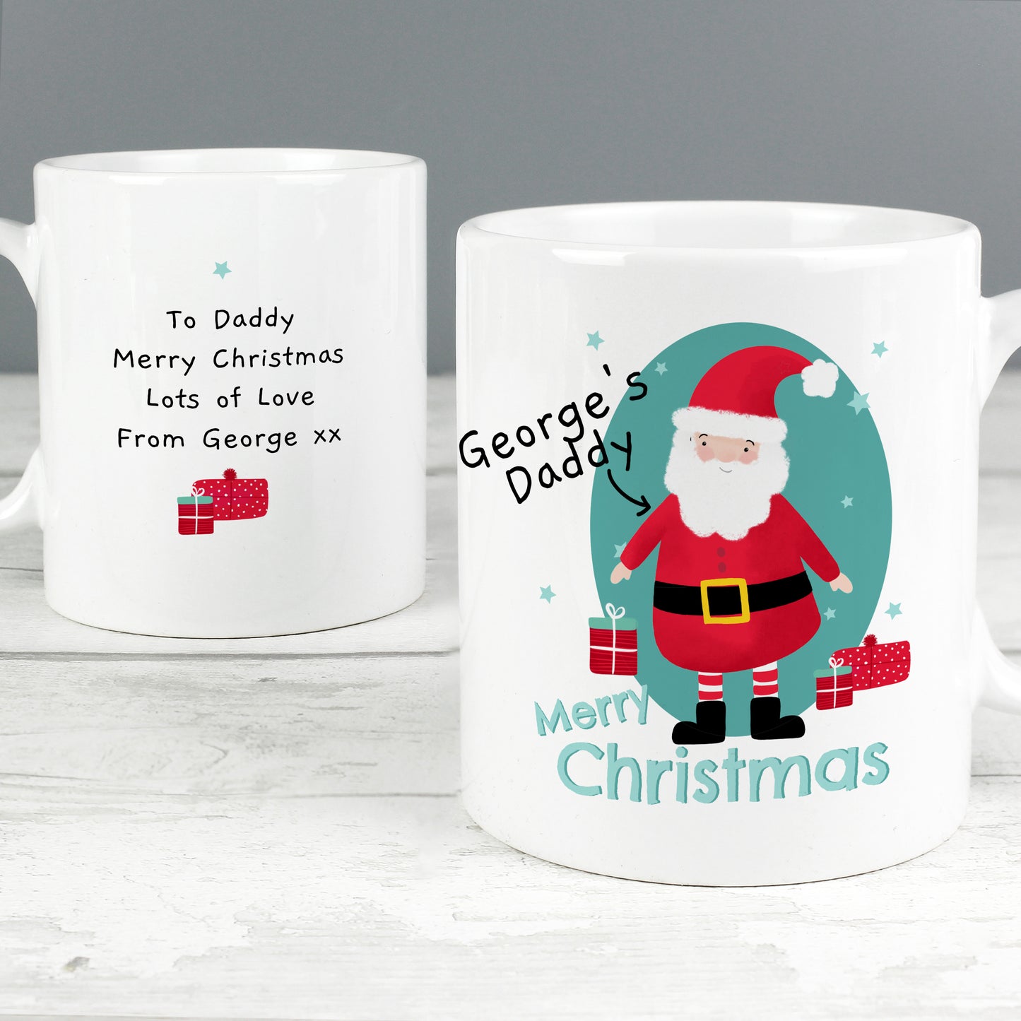 Personalised Mr Claus Christmas Mug - MK&JD Gifts