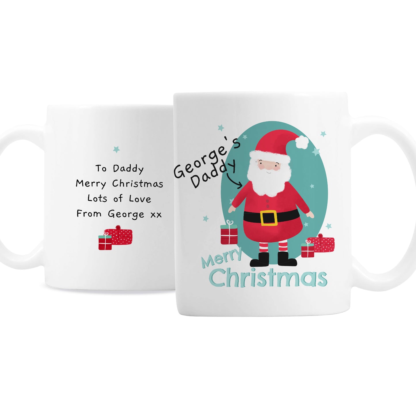 Personalised Mr Claus Christmas Mug - MK&JD Gifts