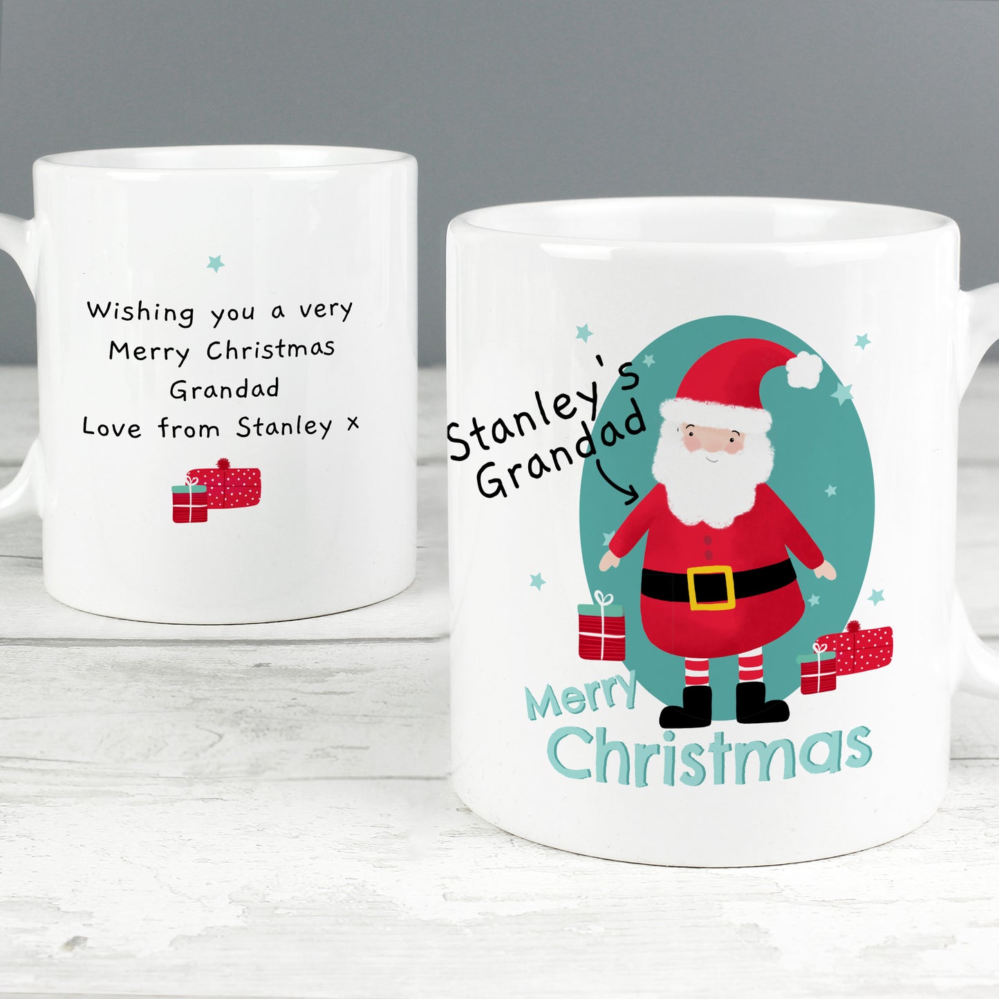 Personalised Mr Claus Christmas Mug - MK&JD Gifts