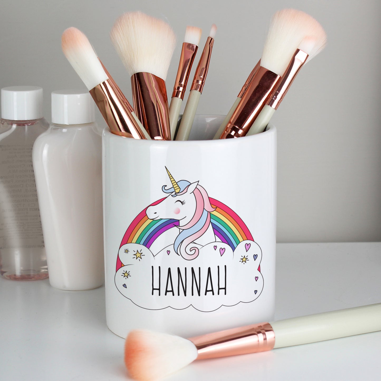 Personalised Unicorn Ceramic Storage Pot - MK&JD Gifts