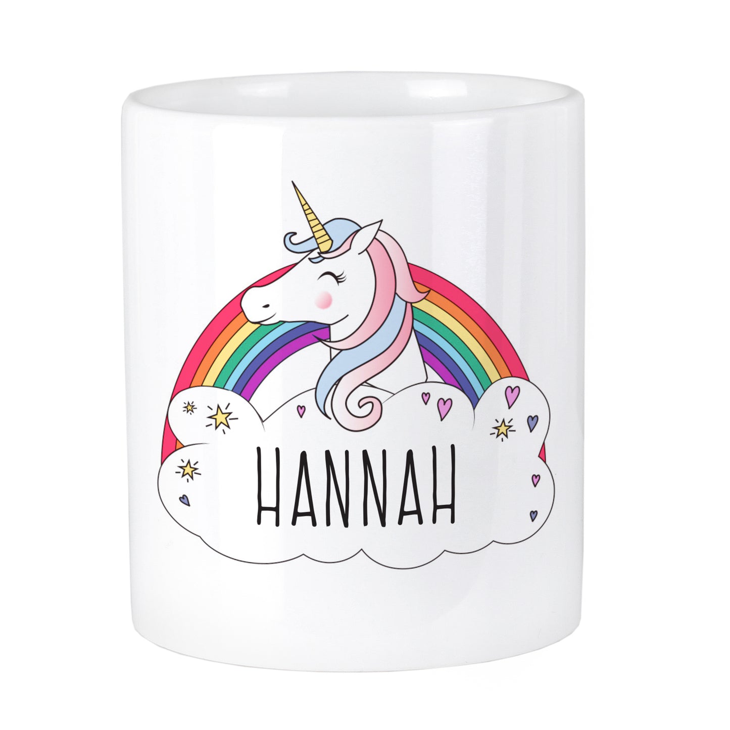 Personalised Unicorn Ceramic Storage Pot - MK&JD Gifts