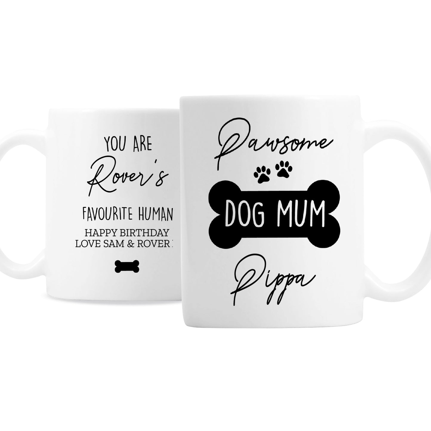 Personalised Pawsome Dog Mum Mug - MK&JD Gifts