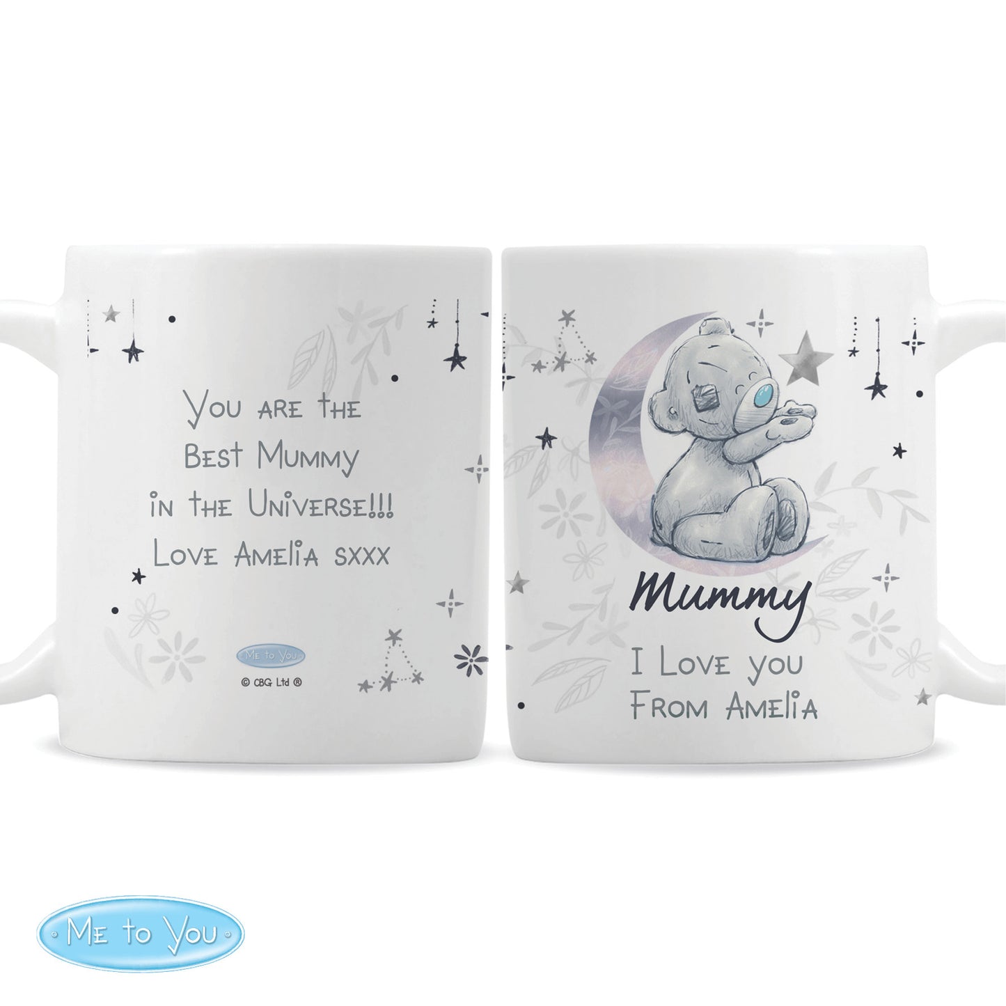 Personalised Moon & Stars Me To You Mug - MK&JD Gifts