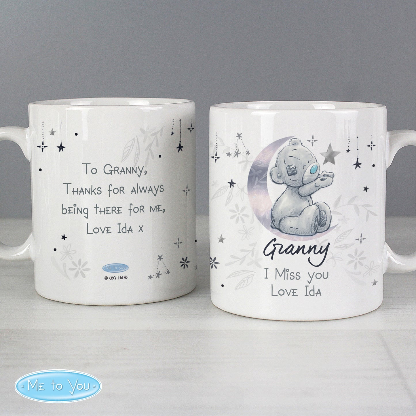 Personalised Moon & Stars Me To You Mug - MK&JD Gifts
