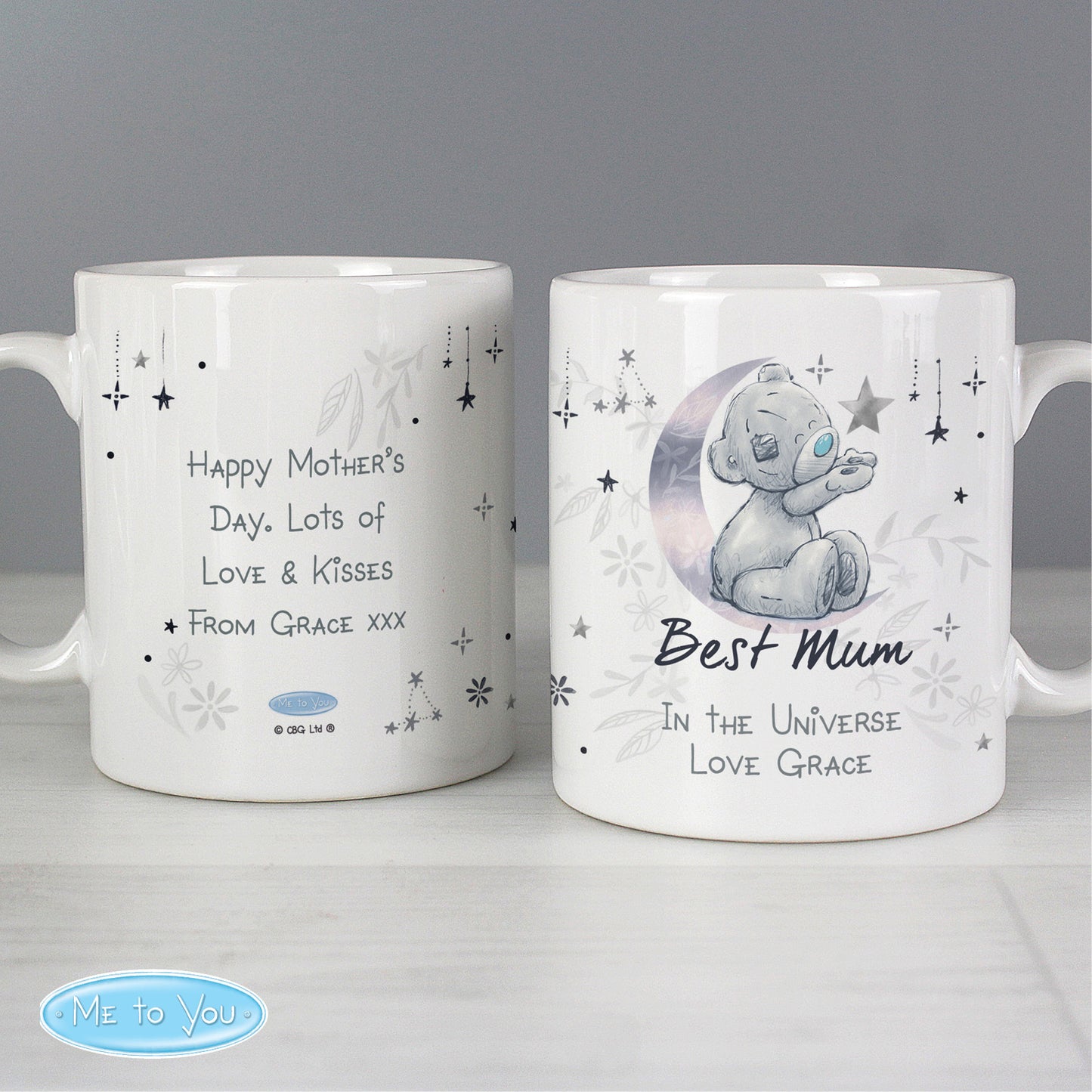 Personalised Moon & Stars Me To You Mug - MK&JD Gifts