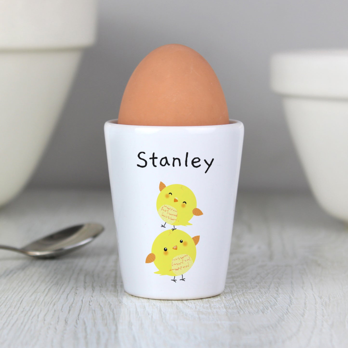 Personalised Easter Chicks Egg Cup - MK&JD Gifts