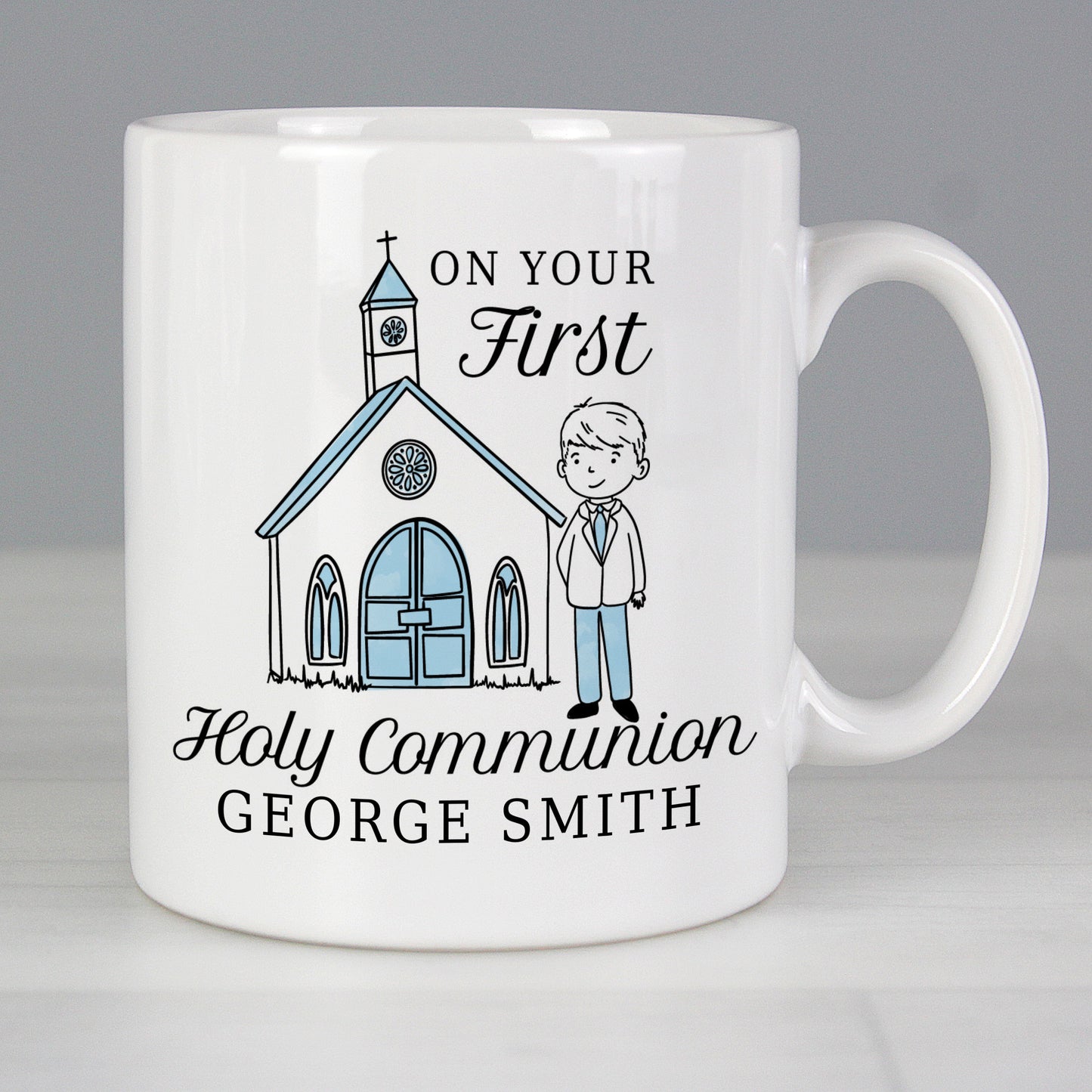 Personalised Boys First Holy Communion Mug - MK&JD Gifts