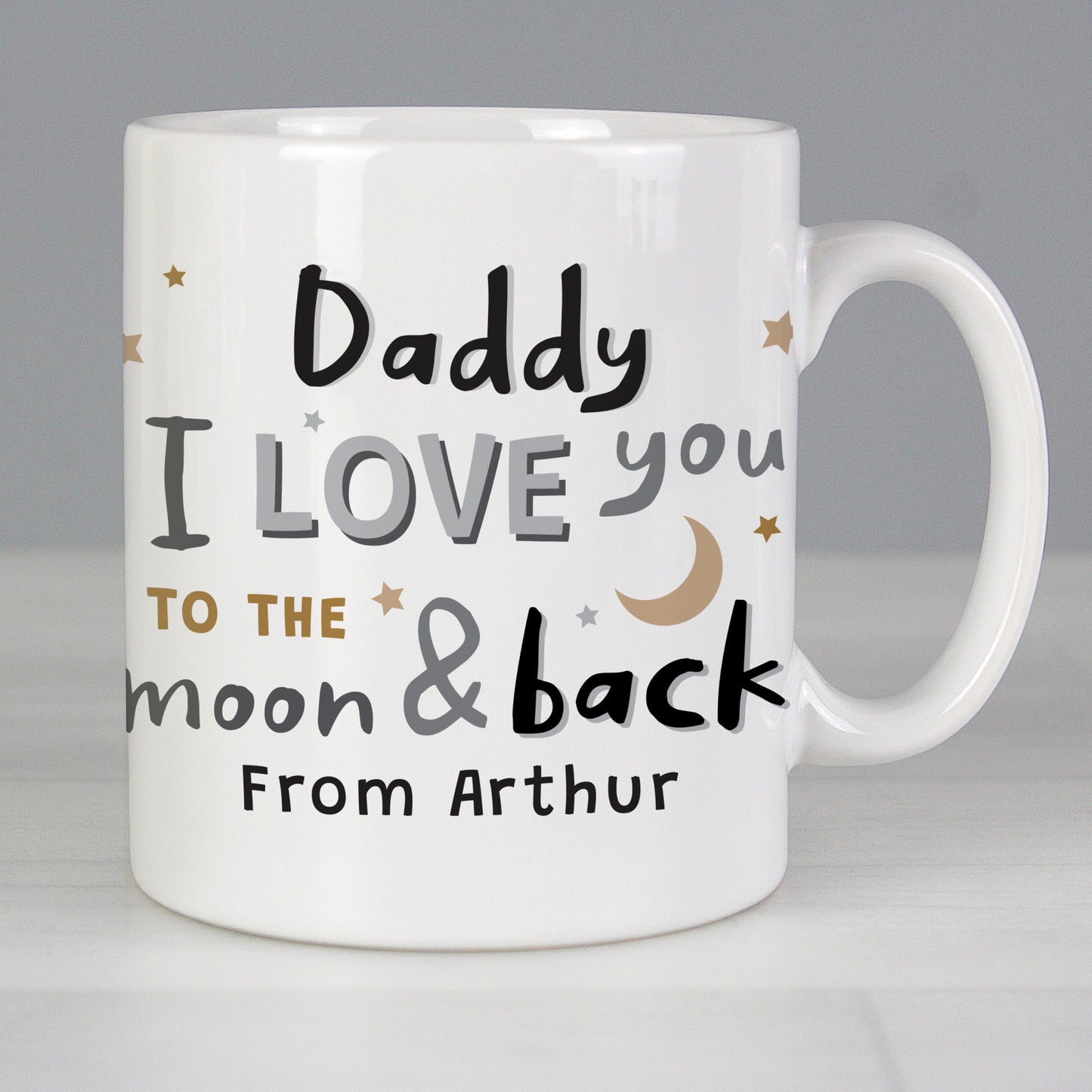Personalised To the Moon and Back Mug - MK&JD Gifts