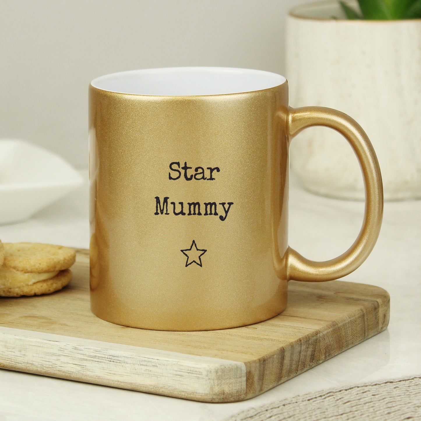 Personalised Free Text Gold Mug - MK&JD Gifts