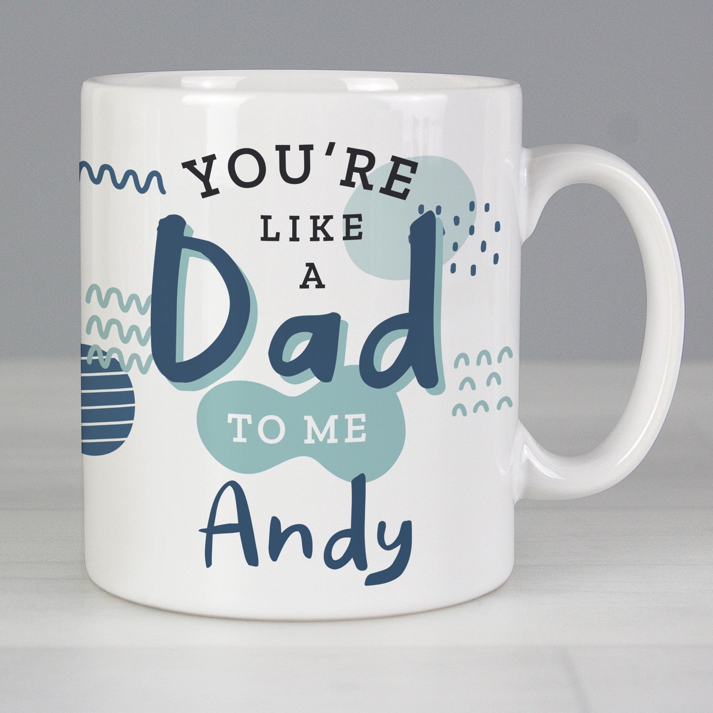 Personalised Like A Dad To Me Mug - MK&JD Gifts