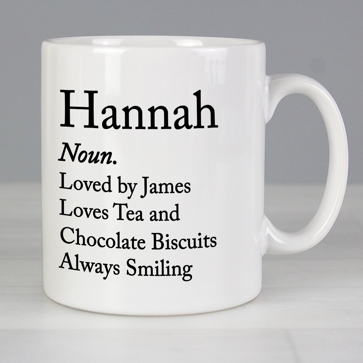 Personalised Dictionary Definition Mug - MK&JD Gifts