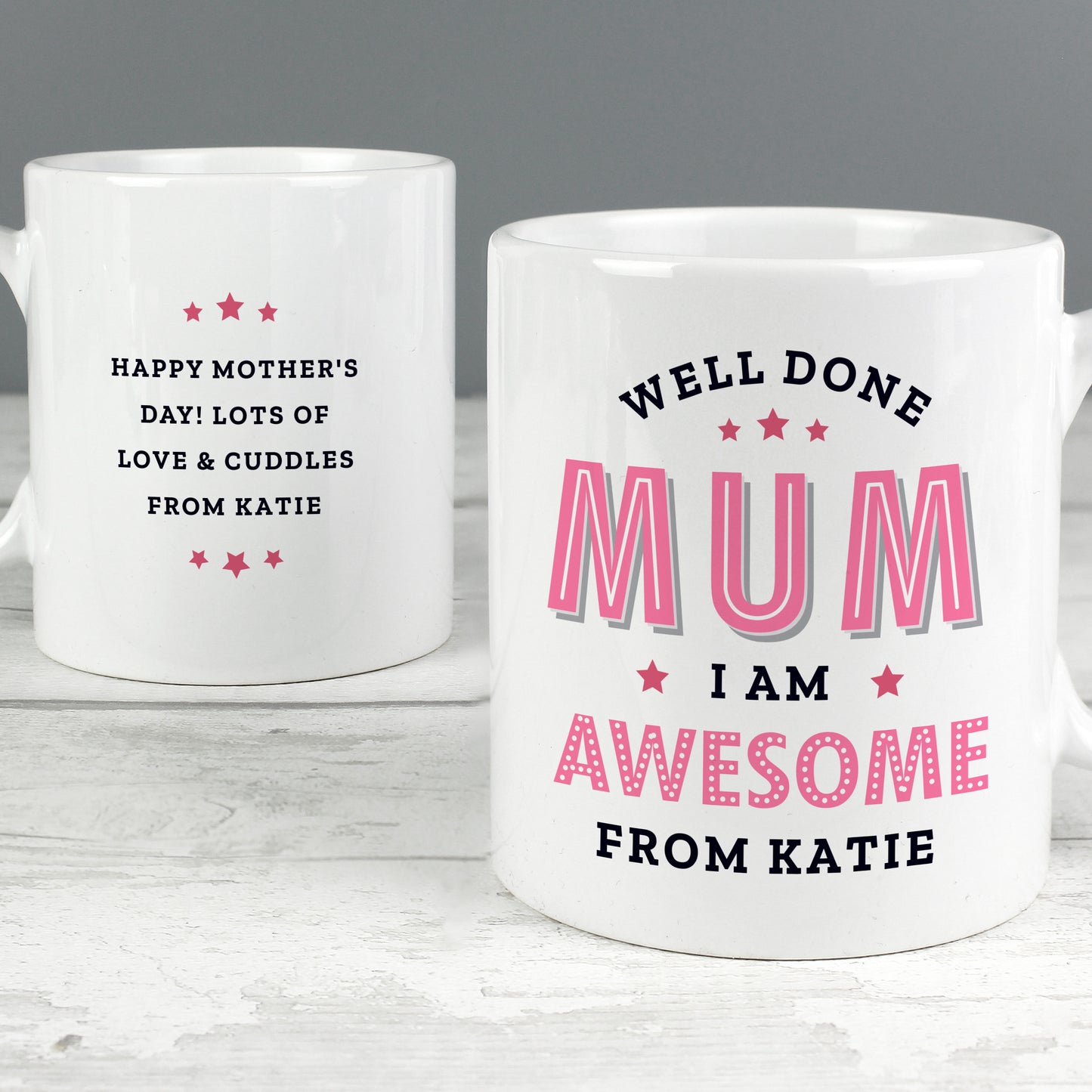 Personalised Well Done Mum I Am Awesome Mug - MK&JD Gifts